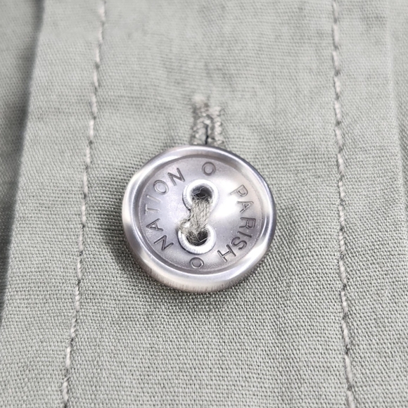 Parish Nation Olive Green Short Sleeve Embroidered Logo Button Down Shirt 5XL - Picture 14 of 14